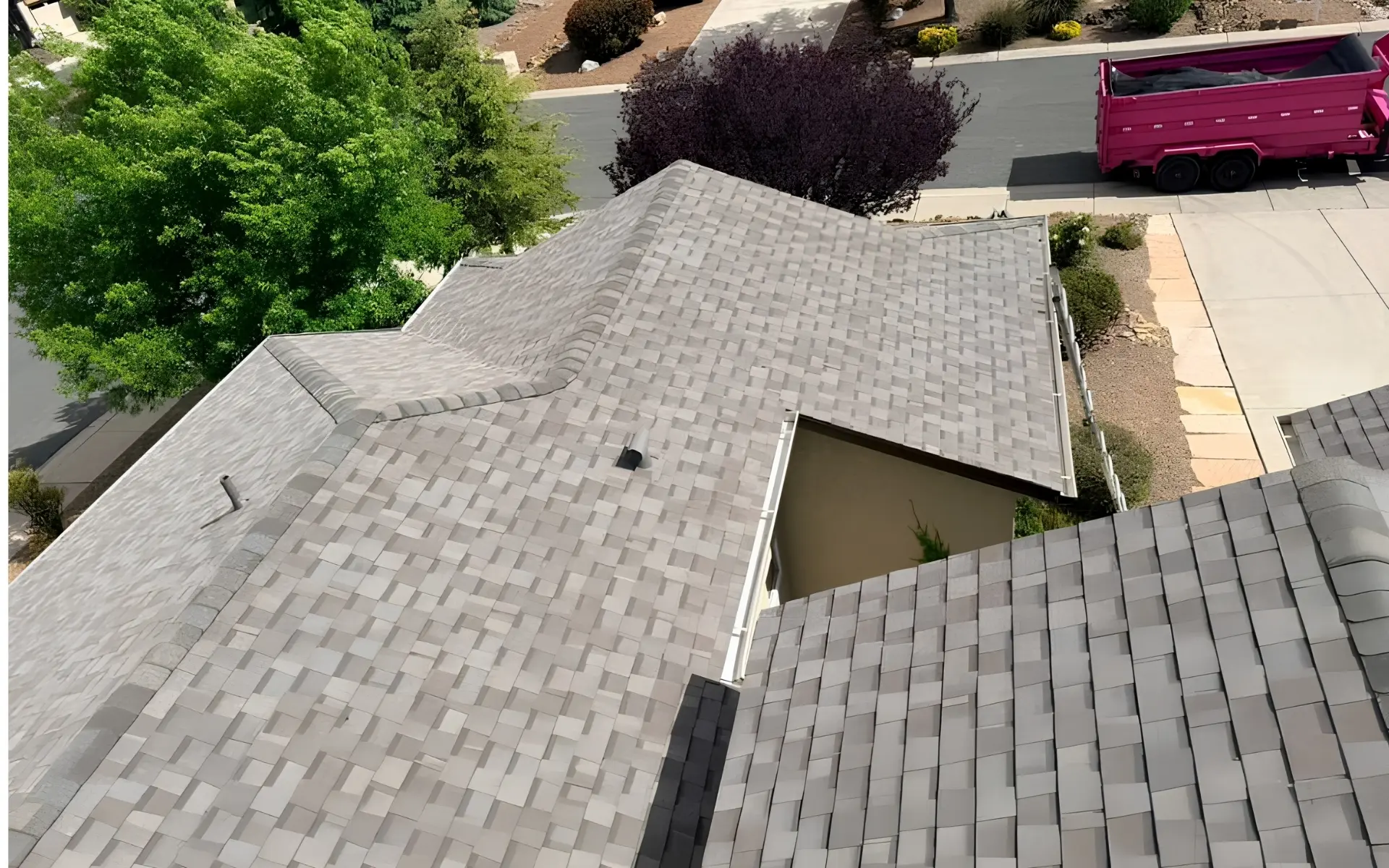 Completed Arizona roof replacement after storm damage